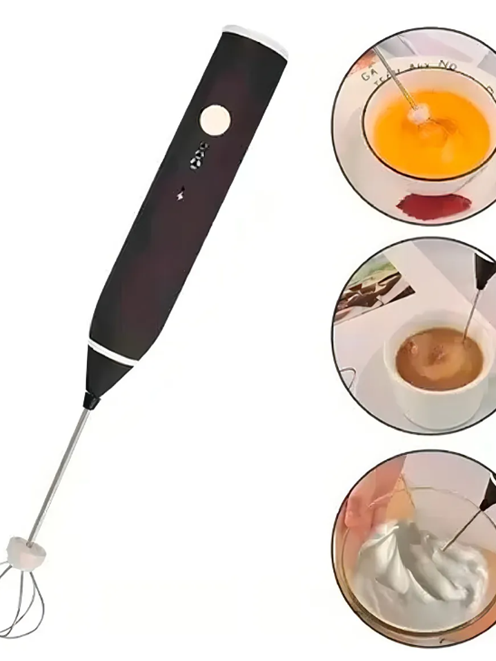 MINI BATIDOR DE LECHE ELÉCTRICO RECARGABLE 5