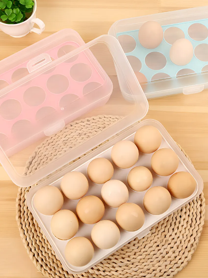 ORGANIZADOR DE HUEVO CAJA PARA 15 UDS 2