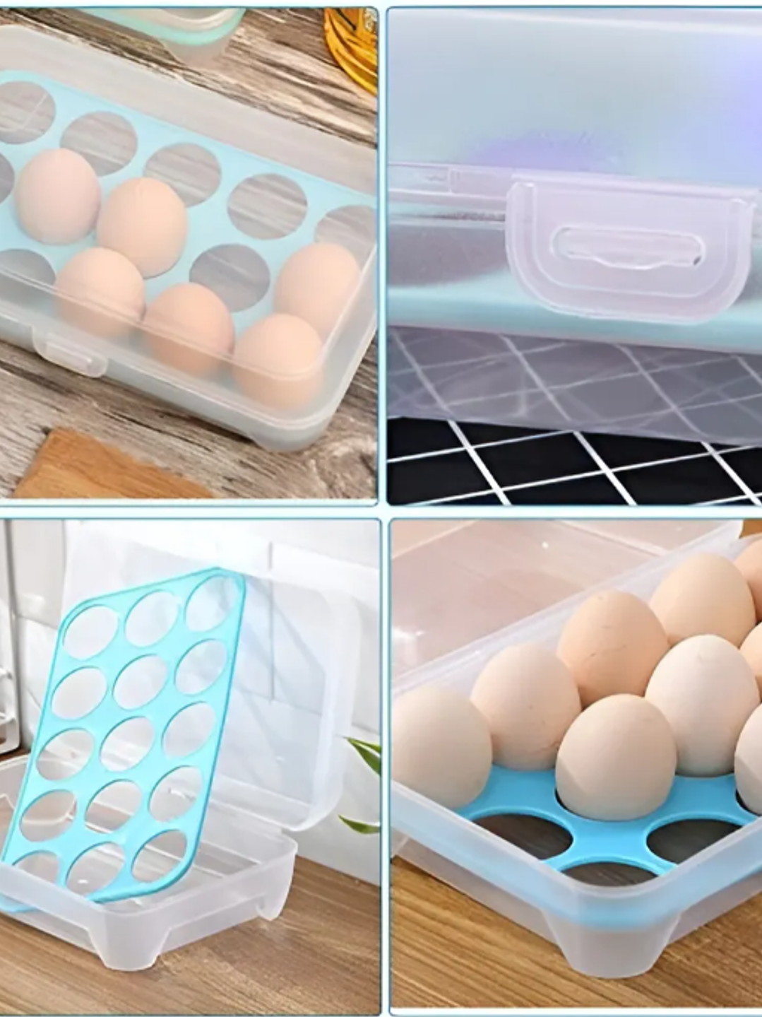 ORGANIZADOR DE HUEVO CAJA PARA 15 UDS 3