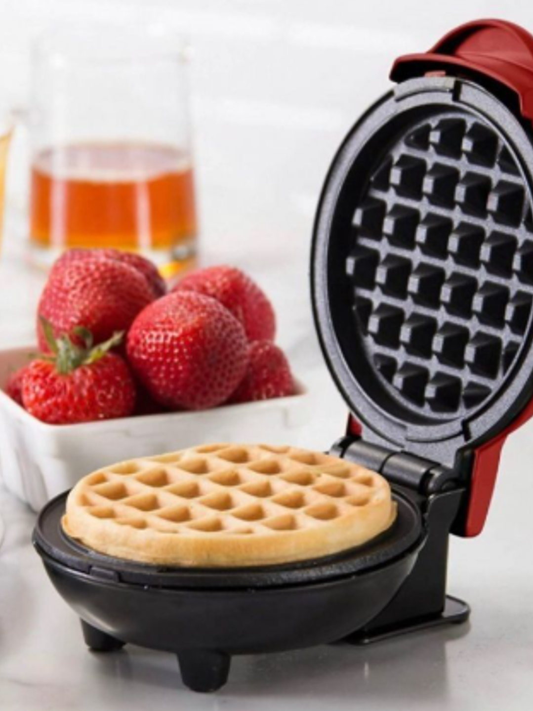 MINI WAFLERA REDONDA ANTIADHERENTE ELÉCTRICA 1
