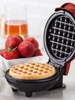 MINI WAFLERA REDONDA ANTIADHERENTE ELÉCTRICA