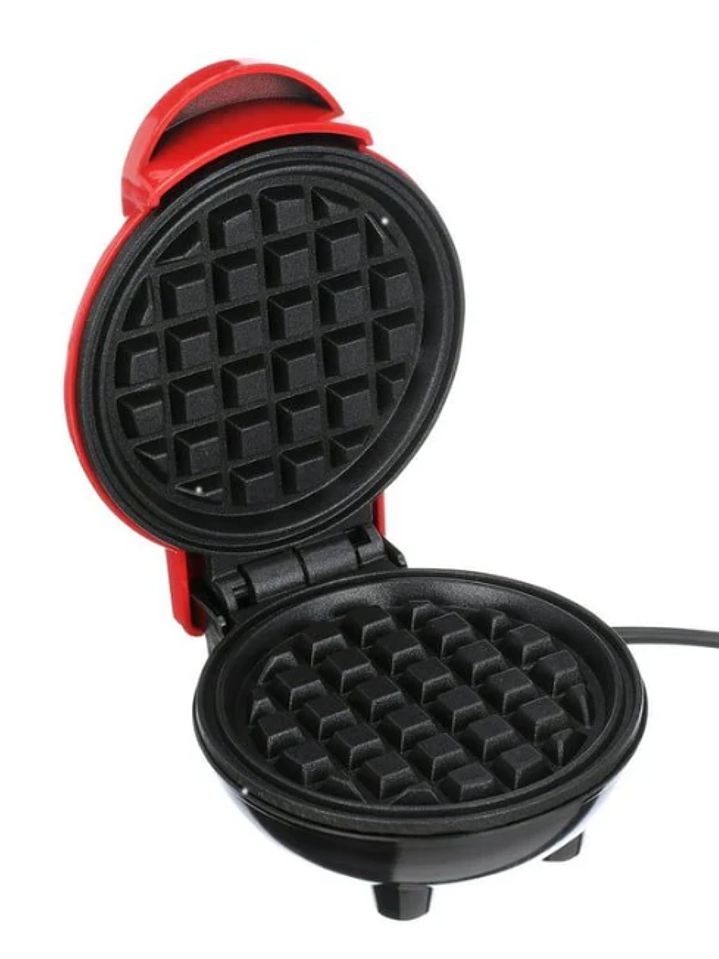 MINI WAFLERA REDONDA ANTIADHERENTE ELÉCTRICA 4