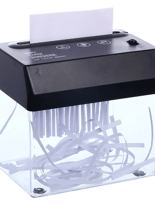 MINI TRITURADORA DE PAPEL PORTÁTIL