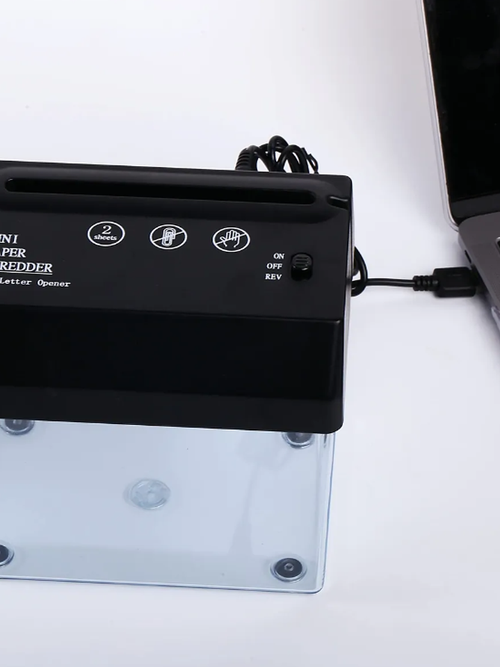 MINI TRITURADORA DE PAPEL PORTÁTIL 3