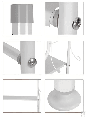 ESTANTE ORGANIZADOR PARA BAÑO 3 NIVELES