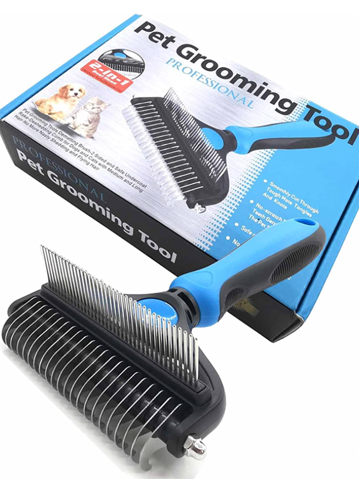 CEPILLO PET GROOMING 2 EN 1 1