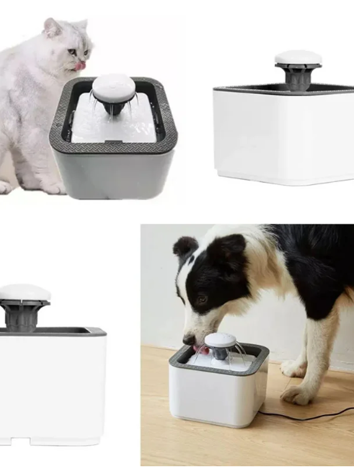 FUENTE DE AGUA BABEDERO PARA MASCOTAS 4