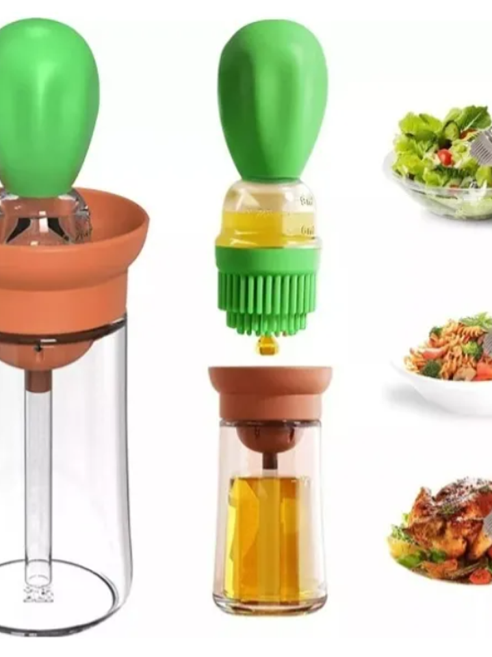 DISPENSADOR ACEITE CON BROCHA SILICONA 5