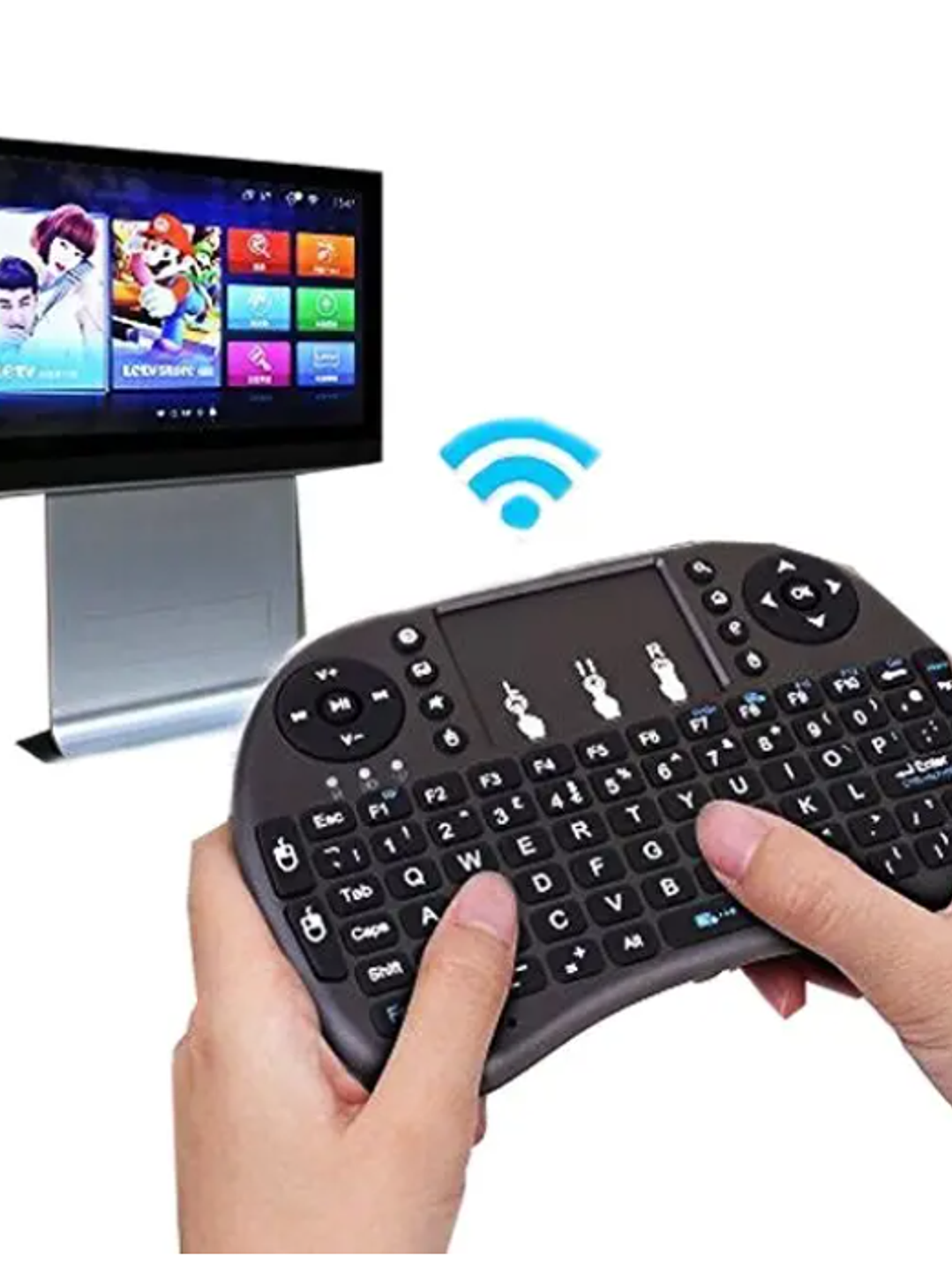 MINI TECLADO INALAMBRICO RGB 1