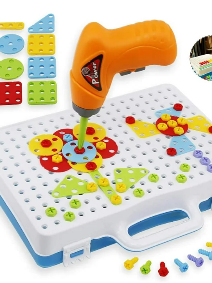 TALADRO ELÉCTRICO DE JUGUETE PARA NIÑOS 1