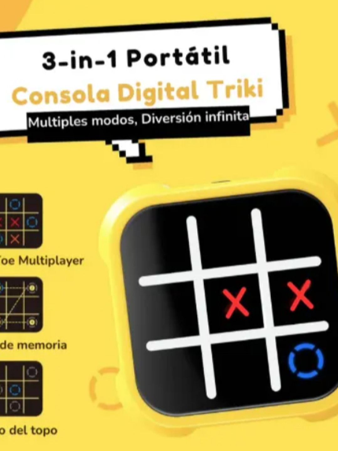 JUEGO TRIQUI ELETRÓNICO TIC TAC 4