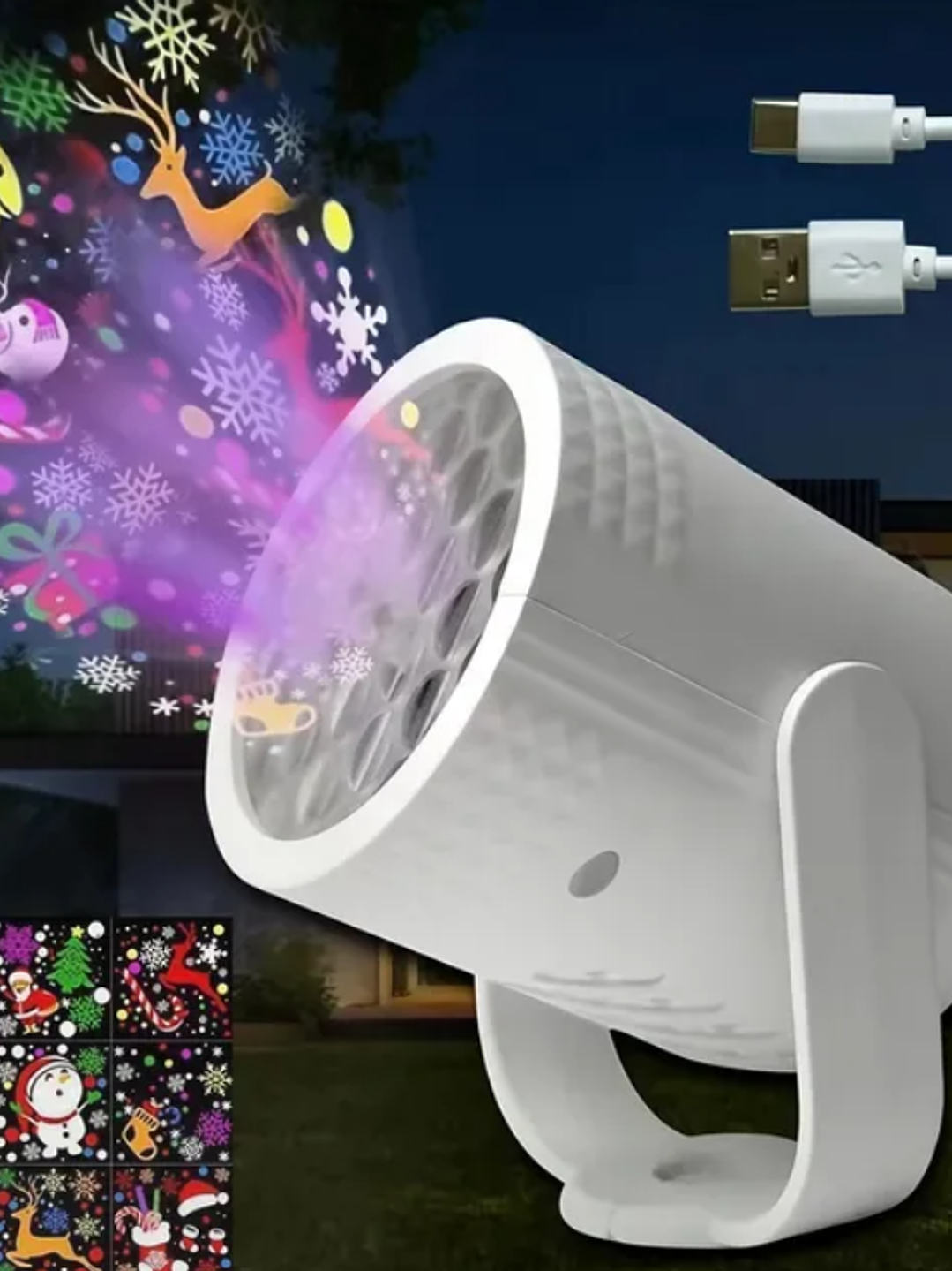 PROYECTOR LED NAVIDAD EXTERIOR 2