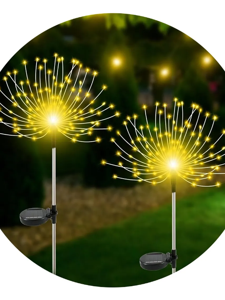 ESTACA NAVIDAD LUCES SOLARES DE JARDÍN 1