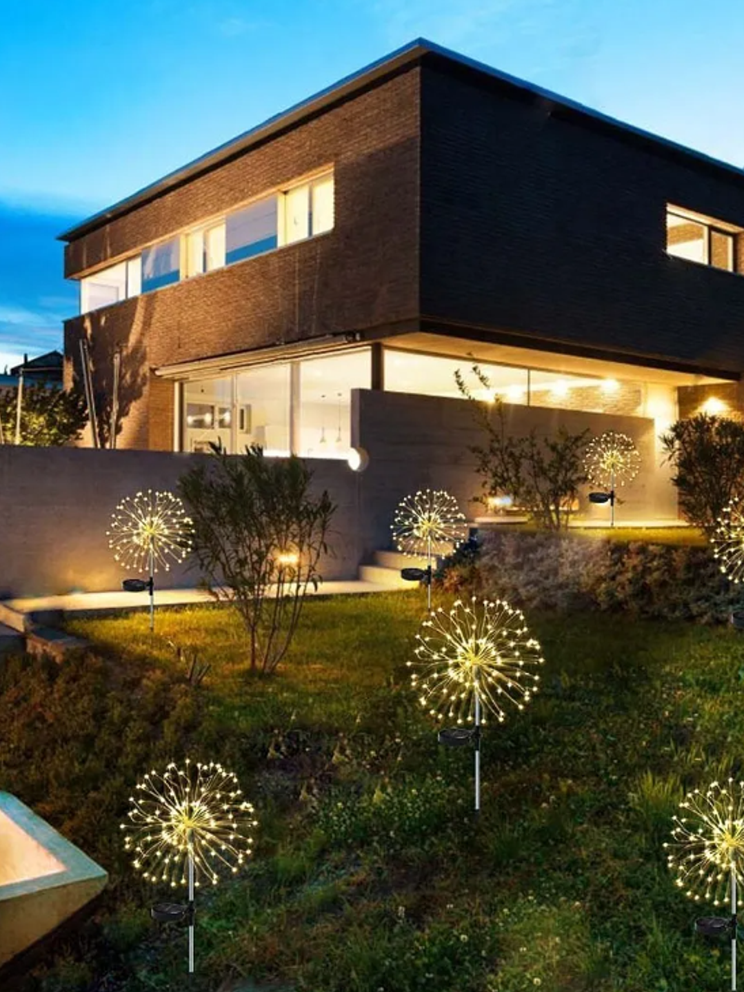 ESTACA NAVIDAD LUCES SOLARES DE JARDÍN 3