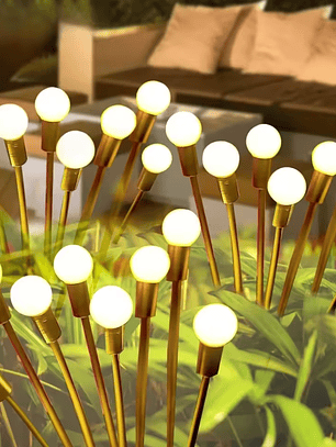 ESTACA NAVIDAD LUCIERNAGAS(PANEL SOLAR)