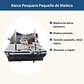 Barco Pesquero Pequeño De Madera Decorativo Souvenir Náutico - Miniatura 2