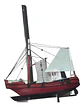 Barco Pesquero De Madera Decorativo Réplica Náutica Regalo - Miniatura 6