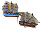 Pack 12 Imanes Barco Velero 3D Souvenir Decoración Náutica - Miniatura 1