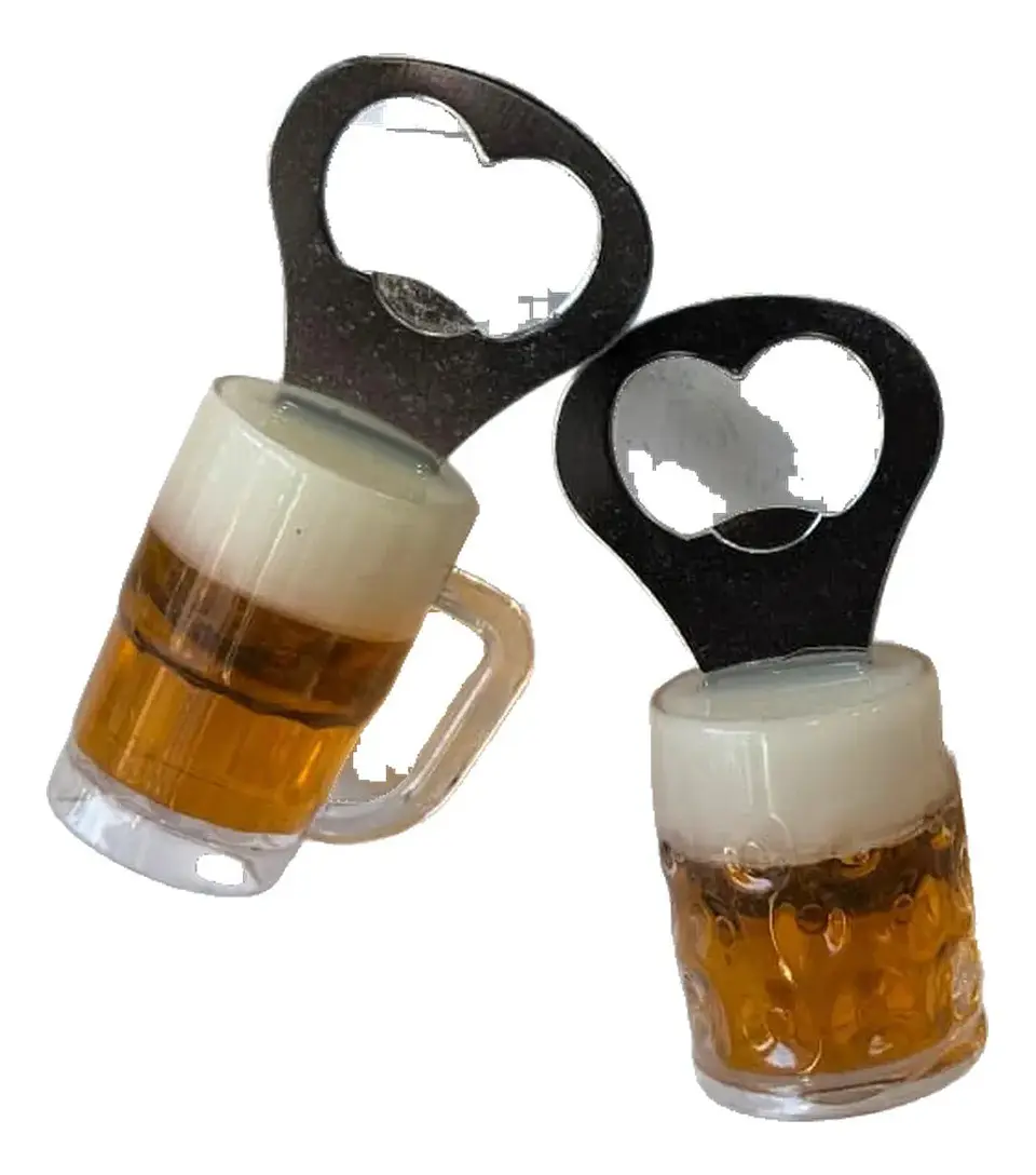 Pack 12 Imanes Destapador Chopera Cerveza Souvenir Regalo 1
