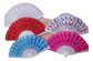 Pack 12 Abanicos Con Lentejuelas Colores Surtidos Fiesta - Miniatura 2