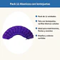 Pack 12 Abanicos Con Lentejuelas Colores Surtidos Fiesta - Miniatura 4