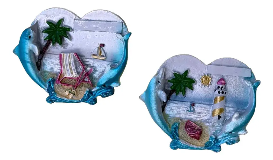 Pack 12 Imanes Souvenir Chile Resina Relieve Motivo Marino 9