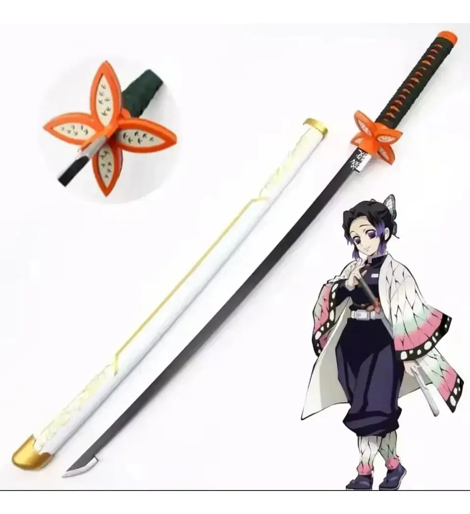 Katana Demon Slayer Madera 104 Cm Réplica Cosplay Con Funda 3