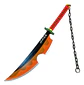 Espada Tengen Uzui Madera Réplica Cosplay Con Cadena - Miniatura 1