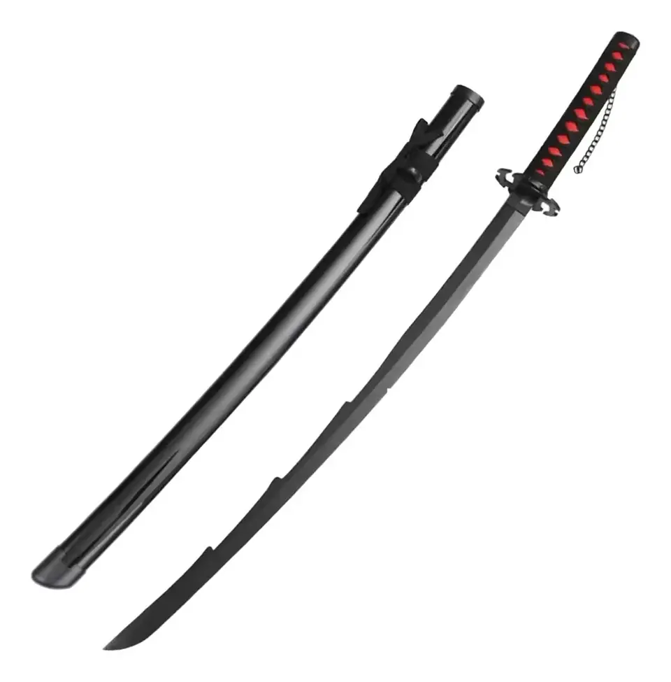 Espada Zangetsu Ichigo Réplica Cosplay Bleach Con Funda 3