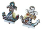 Pack 12 Imanes Souvenir Chile Resina Relieve Motivo Marino - Miniatura 15