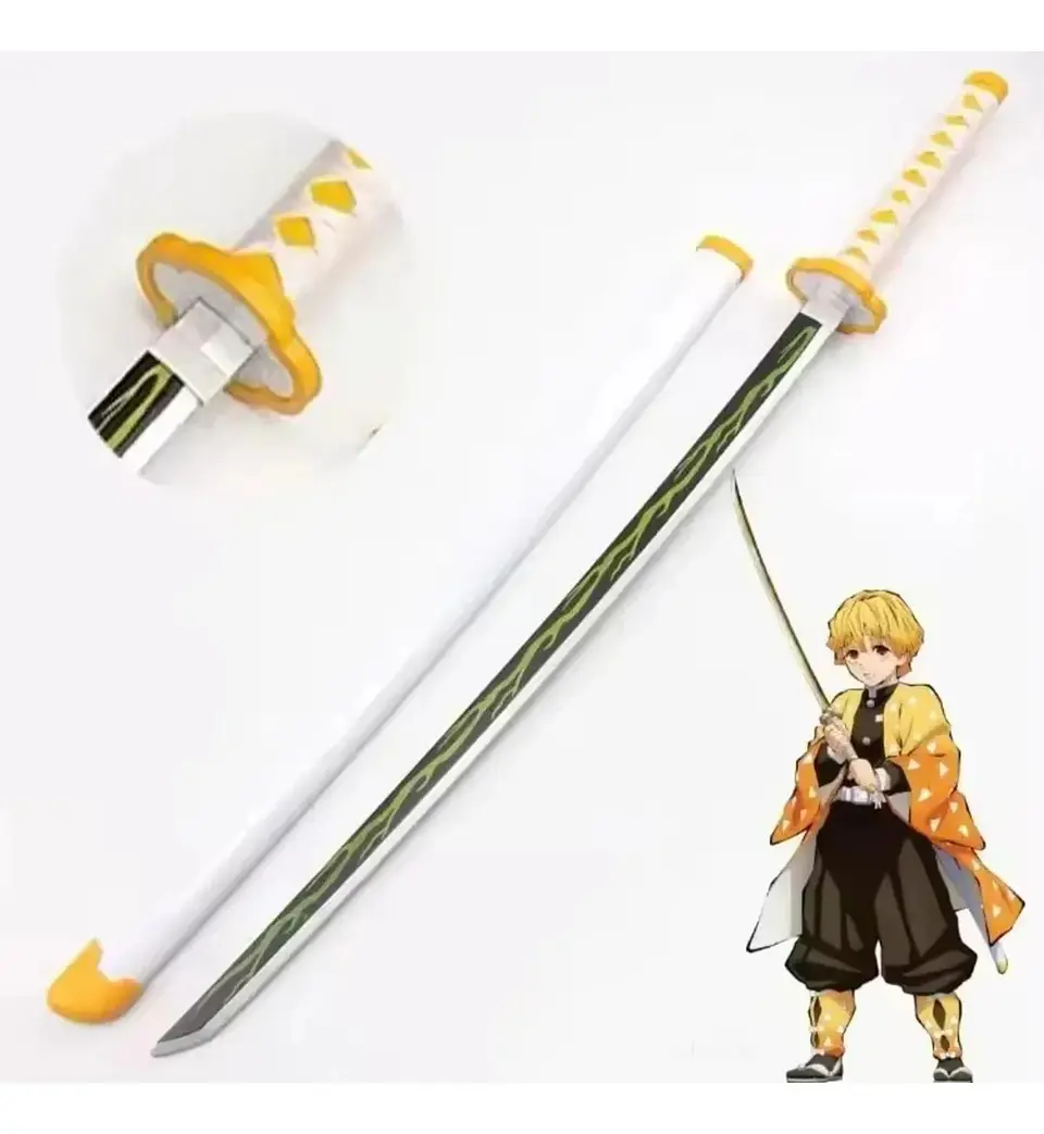 Katana Demon Slayer Madera 104 Cm Réplica Cosplay Con Funda 8