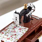 Caja Musical Máquina De Coser Antigua Clásica Joyero Regalo - Miniatura 3