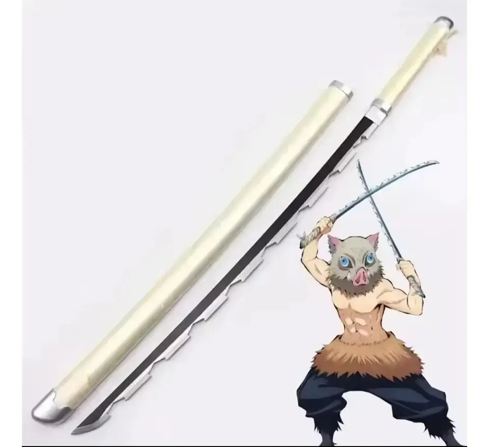 Katana Demon Slayer Madera 104 Cm Réplica Cosplay Con Funda 10