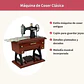 Caja Musical Máquina De Coser Antigua Clásica Joyero Regalo - Miniatura 5