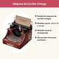 Caja Musical Máquina De Escribir Vintage Retro Regalo - Miniatura 3