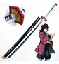 Katana Demon Slayer Madera 104 Cm Réplica Cosplay Con Funda - Miniatura 12