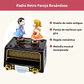 Caja Musical Radio Retro Pareja Besándose Regalo Romántico - Miniatura 3