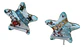 Pack 12 Imanes Souvenir Chile Resina Relieve Motivo Marino - Miniatura 19