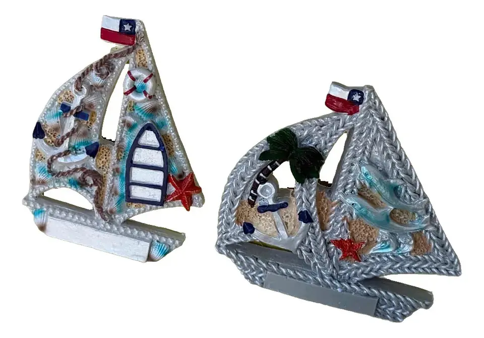 Pack 12 Imanes Souvenir Chile Resina Relieve Motivo Marino 21