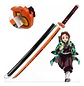 Katana Demon Slayer Madera 104 Cm Réplica Cosplay Con Funda - Miniatura 20