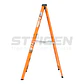Escalera de Tijera Fibra de Vidrio 8 Peldaños ST-8T - Miniatura 3