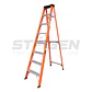 Escalera de Tijera Fibra de Vidrio 8 Peldaños ST-8T - Miniatura 1