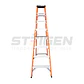 Escalera de Tijera Fibra de Vidrio 8 Peldaños ST-8T - Miniatura 2