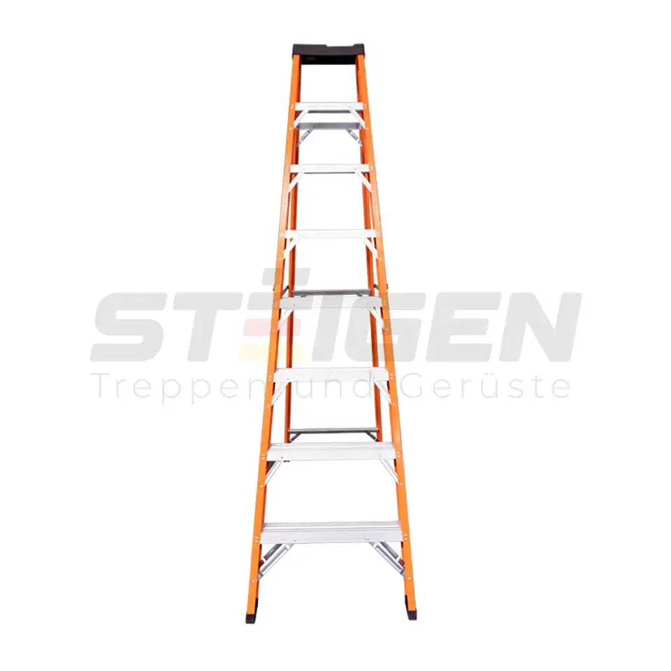Escalera de Tijera Fibra de Vidrio 8 Peldaños ST-8T 2