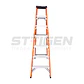 Escalera de Tijera Fibra de Vidrio 7 Peldaños ST-7T - Miniatura 2