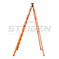 Escalera de Tijera Fibra de Vidrio 12 Peldaños ST-12T - Miniatura 2