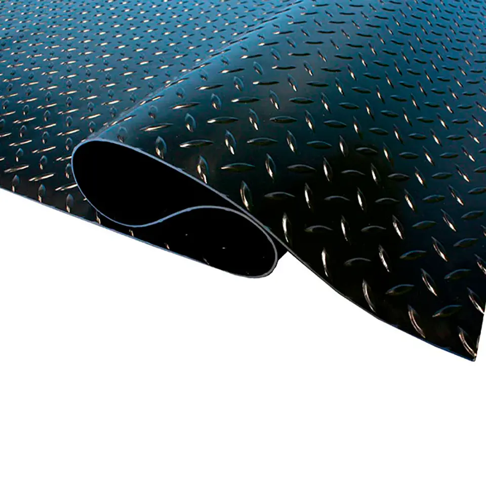 Piso de Goma Diamantado 3 mm Rollo 1,4 x 20 m 2