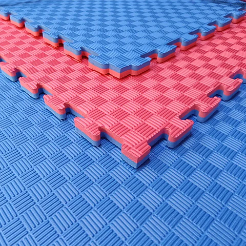 Tatami EVA 1x1 m 2 cm Rojo/Azul