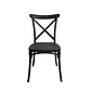 Silla Crossback Negra - Miniatura 2