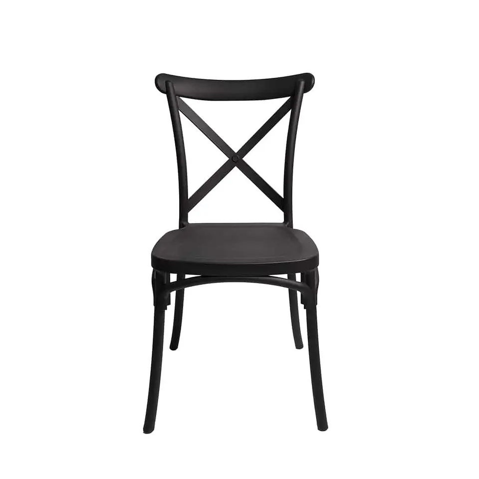 Silla Crossback Negra 2